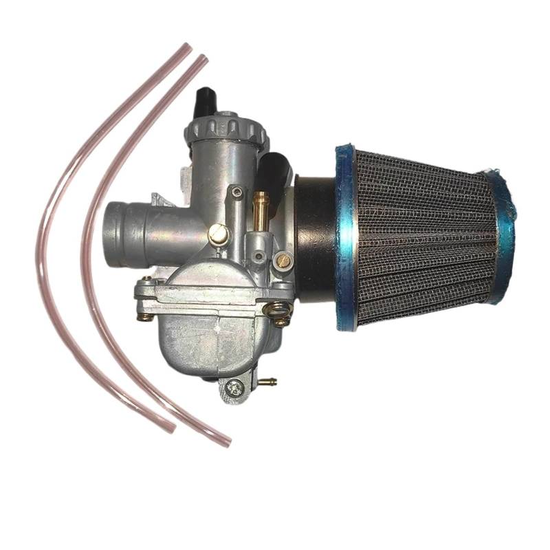 Vergaser Carburetor Für Suzuki AX100 Für 2-Hub Motorrad Vergaser W/Luftfilter ATV Carb Vergaser Kit von RWRPQEDEXM