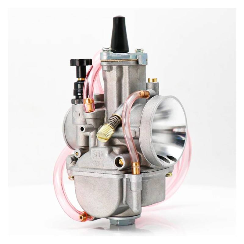 Vergaser Carburetor Motorradvergaser Vergaser Mit Luftfilter Dit Pit Bike Moped Für Keihin Für CB Für PWK 21 24 26 28 30 32 34 Mm 2/4T Vergaser Kit(30mm) von RWRPQEDEXM