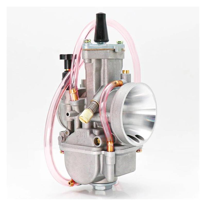 Vergaser Carburetor Motorradvergaser Vergaser Mit Luftfilter Dit Pit Bike Moped Für Keihin Für CB Für PWK 21 24 26 28 30 32 34 Mm 2/4T Vergaser Kit(34mm) von RWRPQEDEXM