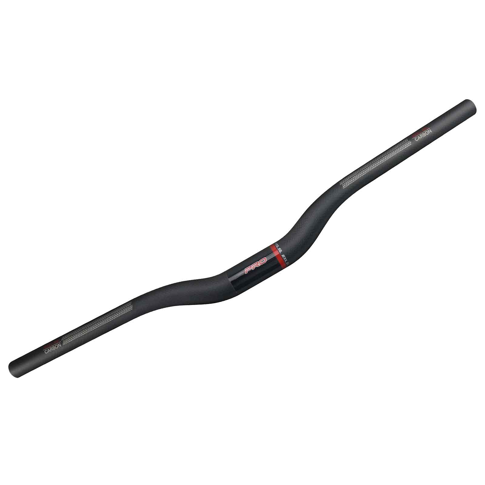 RXL SL Lenker Carbon Riser 31.8mm MTB Carbon Lenker matt schwarz 700mm von RXL SL