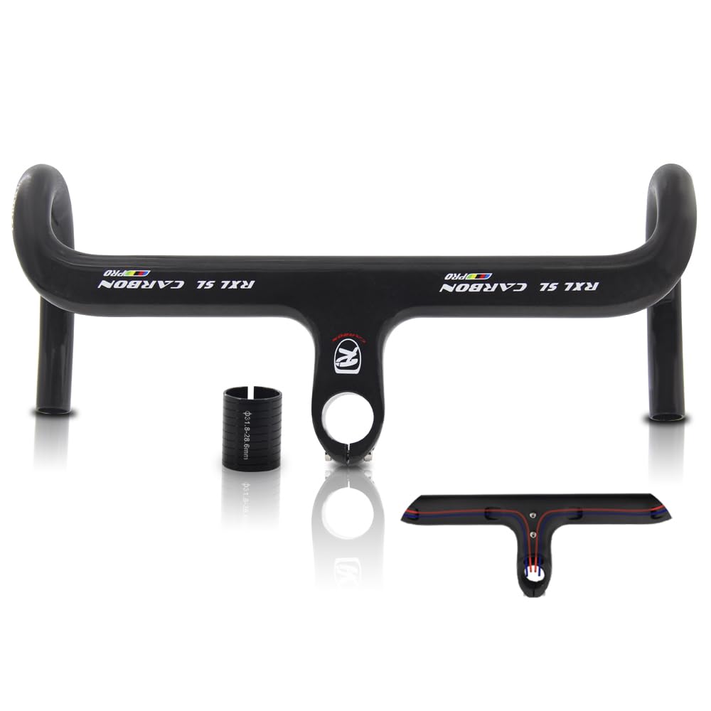 RXL SL rennrad lenker carbon OD2 28.6/31.8mm internes Routing UD glänzend Integrierte Carbon Lenker 400-90mm RXL SL rennrad lenker carbon OD2 28.6/31.8mm internes Routing UD glänzend Integrierte Carbon Lenker 400-90mm von RXL SL