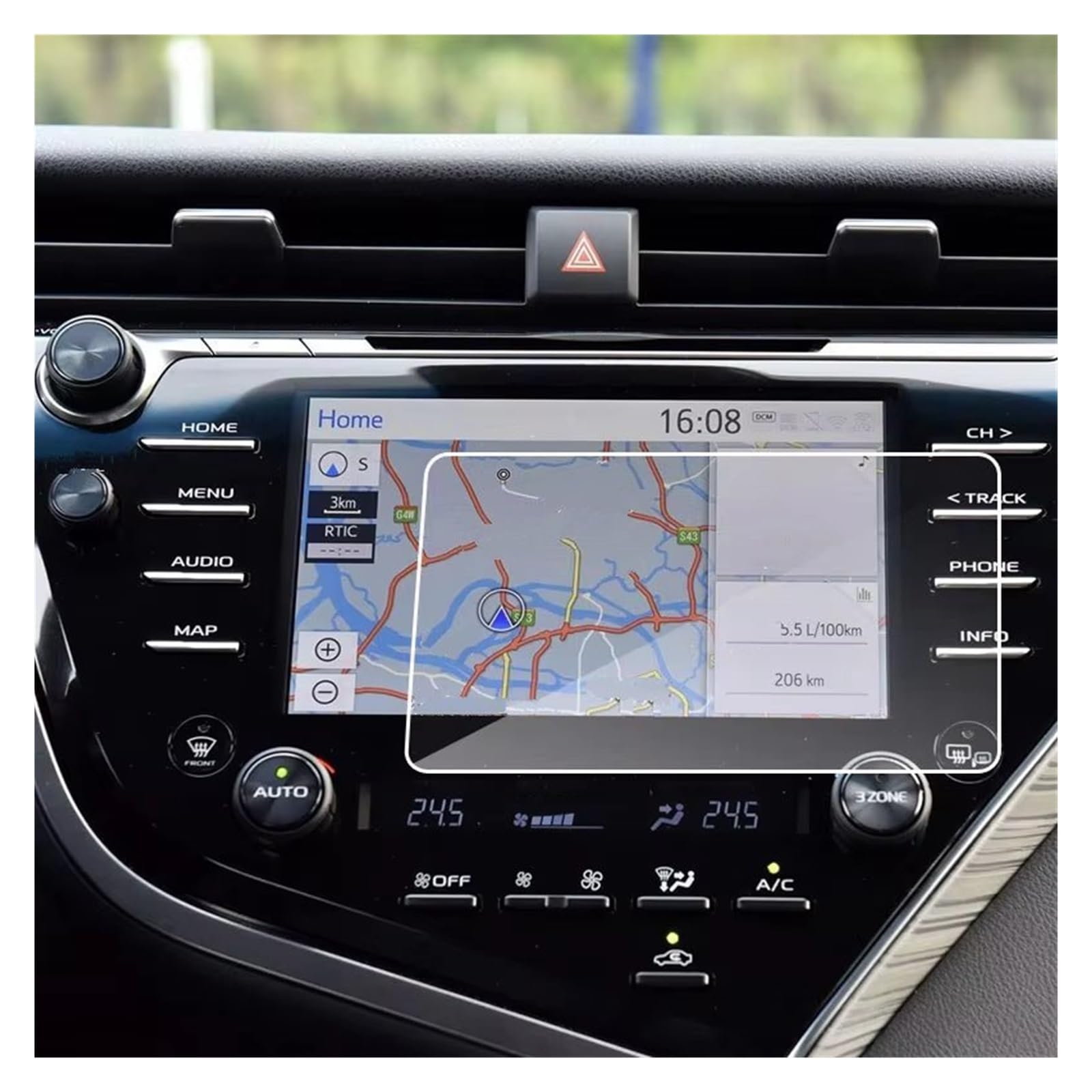 Displayschutz Für Toyota Für Camry 2018 7 Zoll 8 Zoll Auto Navigation Bildschirm Glas Protector Schutz Bildschirm Schutz Navigation Schutzfolie Displayschutz Für Toyota Für Camry 2018 7 Zoll 8 Zoll Auto Navigation Bildschirm Glas Protector Schutz Bildschirm Schutz Navigation Schutzfolie von RXRJSU