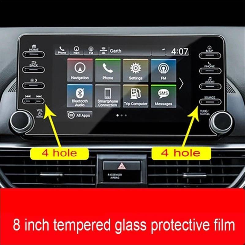 GPS-Navigations-Displayschutz Für 10. Für Generation Für Accord 2019 2020 2021 8 Zoll GPS Navigation Bildschirm Gehärtetes Glas Schutz Film Auto Innen Aufkleber(B) von RXRJSU