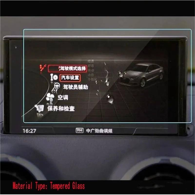 GPS-Navigations-Displayschutz Für A3 8V 2012 2013 2014 2015 2016 2017 2018 2019 2020 Navigation GPS Screen Protector Gehärtetes Glas Film Auto Zubehör von RXRJSU