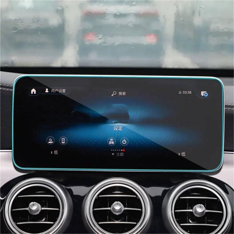 GPS-Navigations-Displayschutz Für Benz Für GLC Class250 300 Für X253 Für C253 2020 2021 Auto 10,25 Zoll Navigation Film LCD Zubehör Gehärtetem Glas Bildschirm von RXRJSU