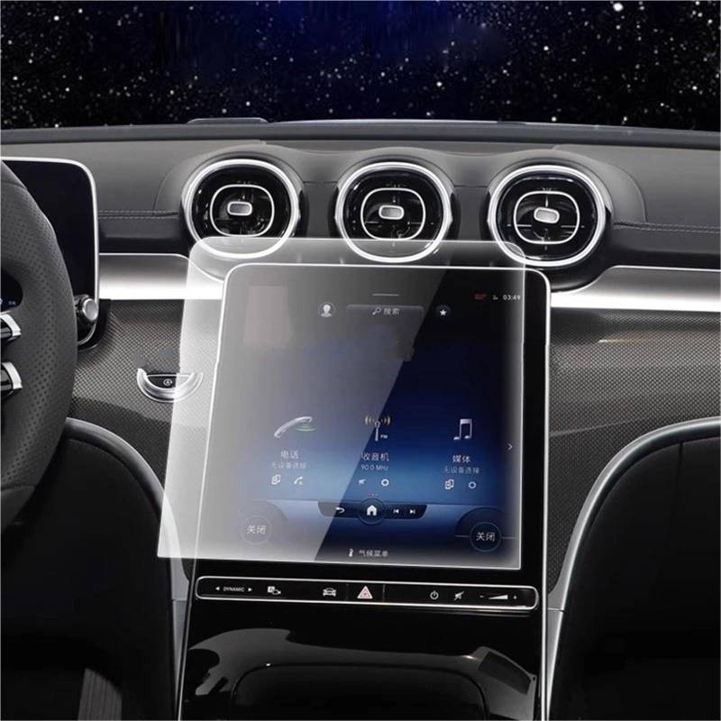 GPS-Navigations-Displayschutz Für Benz Für GLC Für X254 Für Classe C Für W206 2023 2024 Auto LCD GPS Navigation Anti-Scratch Gehärtetem Glas Screen Protector Film von RXRJSU