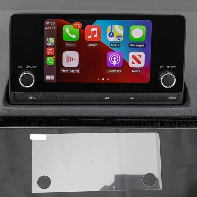 GPS-Navigations-Displayschutz Für CR-V 2023 Radio GPS Navigation Screen Protector Innen Zubehör Gehärtete Glas Film(7 inch) von RXRJSU