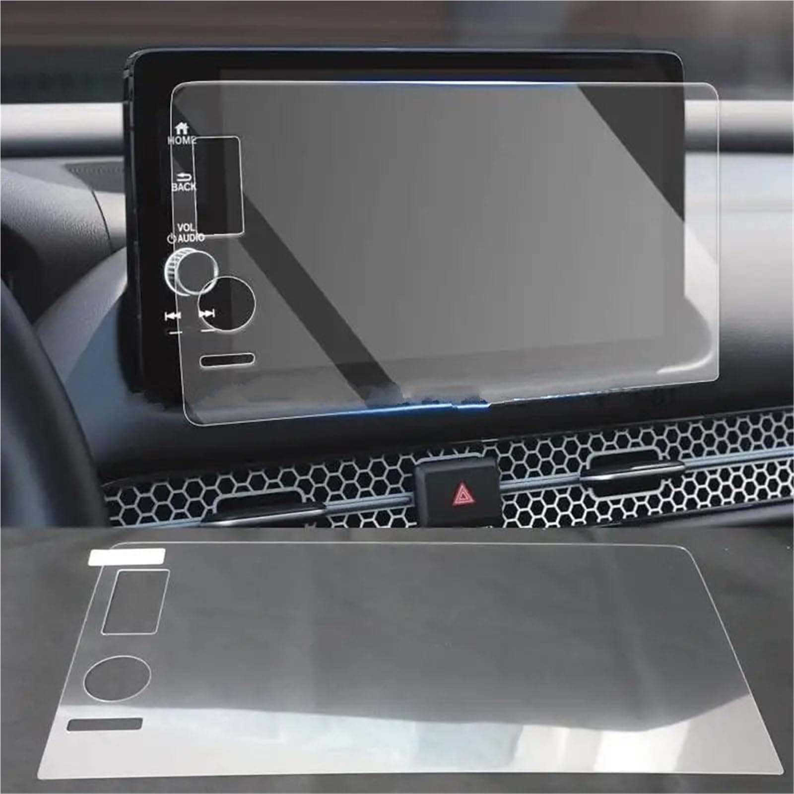 GPS-Navigations-Displayschutz Für CR-V 2023 Radio GPS Navigation Screen Protector Innen Zubehör Gehärtete Glas Film(9 inch) von RXRJSU