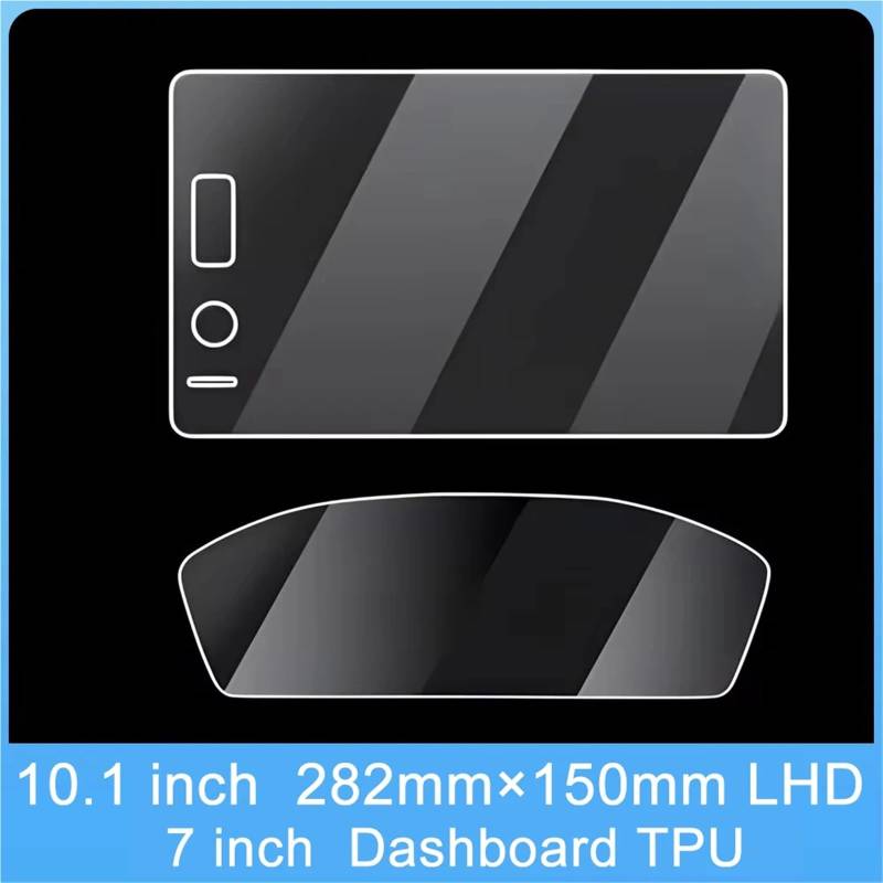 GPS-Navigations-Displayschutz Für CR-V Für CRV 6th Gen 2023 2024 2025 Gehärtetes Glas GPS Navigation Display-schutzfolie Aufkleber Auto Zubehör(10.1 inch Dashboard) von RXRJSU