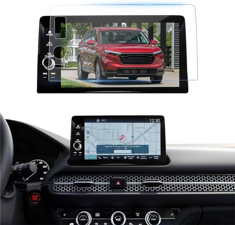 GPS-Navigations-Displayschutz Für CRV Für Civic Für HRV Für Pilot 2023 2024 9 Zoll Auto GPS Navigation Gehärtetem Glas Bildschirm Film Schutz von RXRJSU