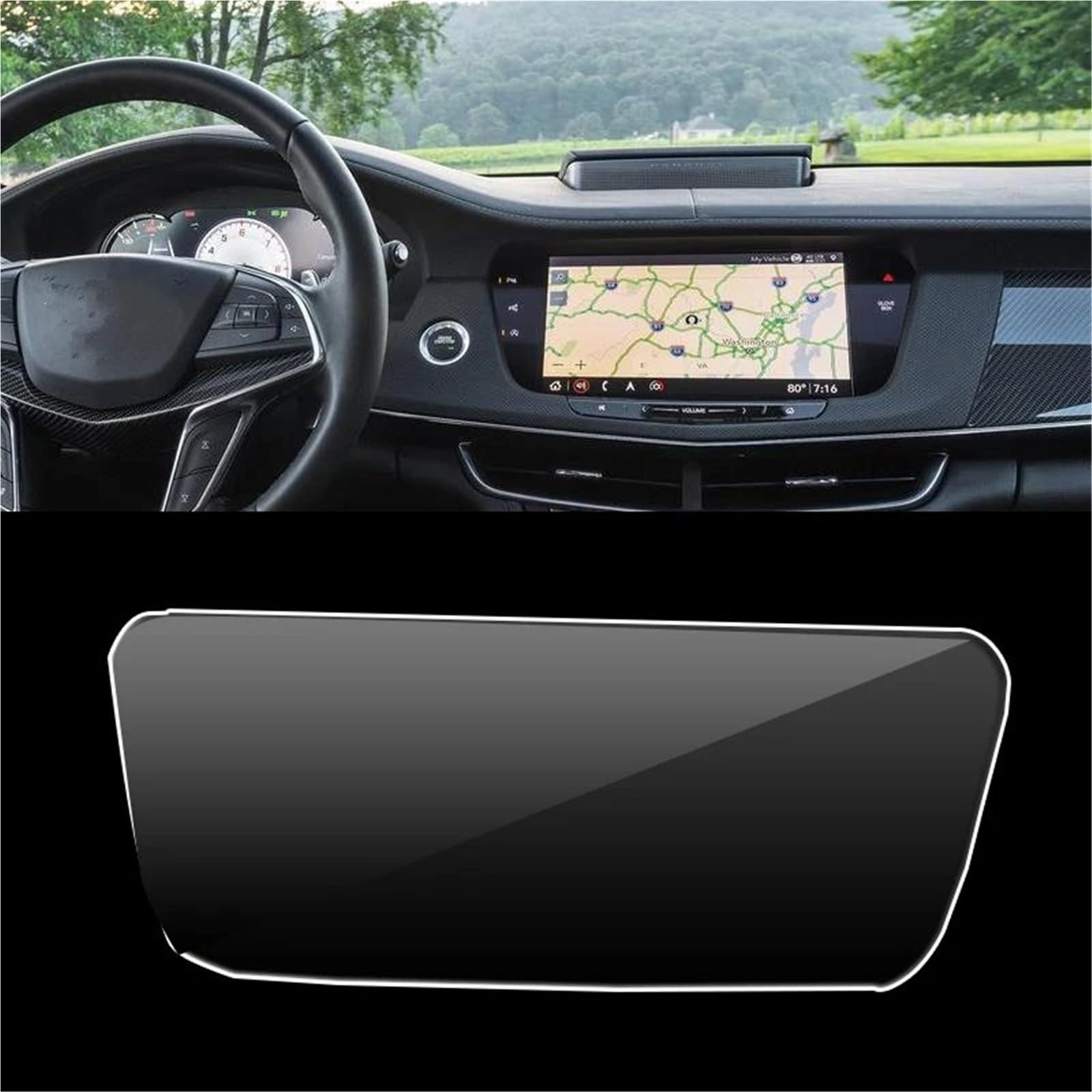 GPS-Navigations-Displayschutz Für Cadillac Für CT6 2019 2020 2021 Auto Infotainment Radio GPS Konsole Navigation Gehärtetem Glas Screen Protector GPS-Navigations-Displayschutz Für Cadillac Für CT6 2019 2020 2021 Auto Infotainment Radio GPS Konsole Navigation Gehärtetem Glas Screen Protector von RXRJSU