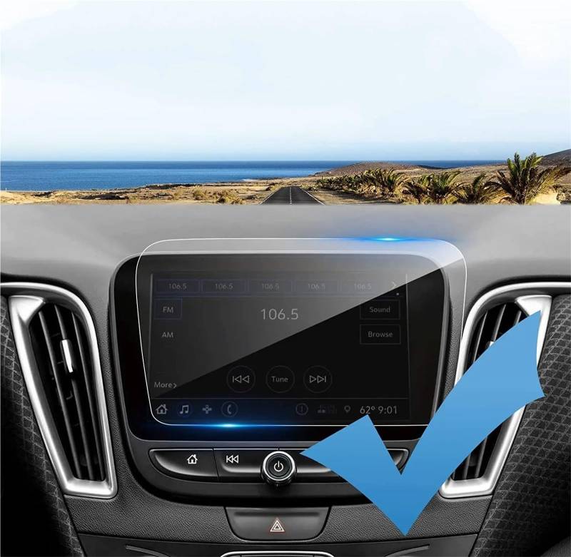 GPS-Navigations-Displayschutz Für Chevrolet Für Malibu 2016 2017 2018 2019 2020 2021 2022 2023 8 Zoll Auto GPS Navigation Touchscreen Schutzfolie Gehärtetes Glas Filmschutz von RXRJSU