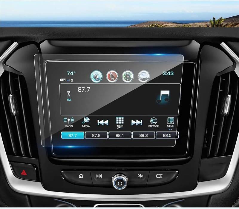 GPS-Navigations-Displayschutz Für Chevrolet Für Traverse 2018 2019 2020 2021 2022 2023 8 Zoll Auto LCD Navigation Gehärtetem Glas Touch Screen Schutz Film von RXRJSU
