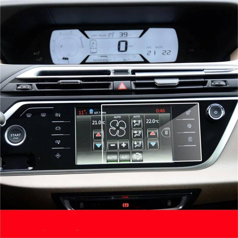 GPS-Navigations-Displayschutz Für Citroen Für C4 Für Picasso 2014 2015 2016 2017 Auto GPS Navigation Touch Screen Protector Gehärtetem Glas Film von RXRJSU