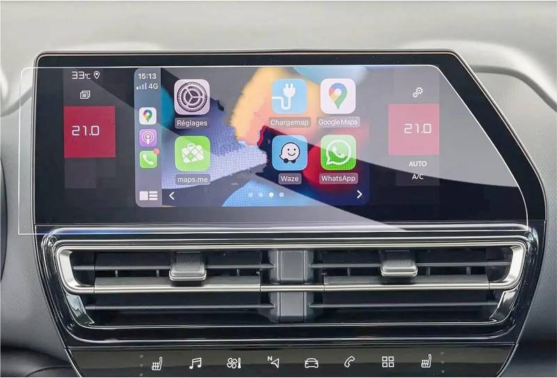 GPS-Navigations-Displayschutz Für Citroen Für C5 Für Aircross 2022 2023 10 Zoll Auto GPS Navigation Gehärtetem Glas Bildschirm Film Schutz von RXRJSU