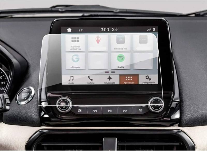 GPS-Navigations-Displayschutz Für Ford Für EcoSport Für SYNC 3 2018 2019 2020 Infotainment System 8-Zoll Auto Display Navigation Bildschirm Gehärtetem Glas Schutz von RXRJSU