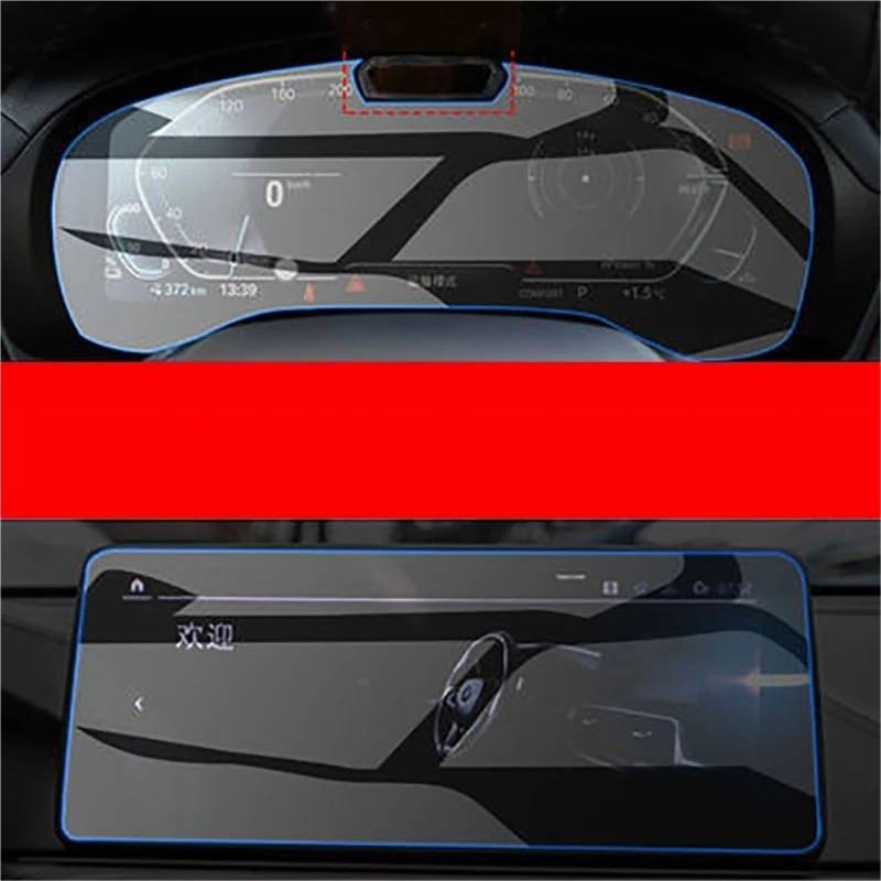 GPS-Navigations-Displayschutz Für G30 Für G31 Für Series5 2021 2022 2023 Auto GPS Navigation Film LCD Bildschirm Gehärtetes Glas Schutz Film Anti-Scratch 12,5 Zoll(B) von RXRJSU
