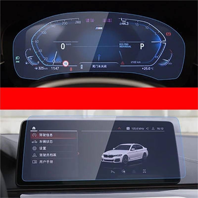 GPS-Navigations-Displayschutz Für G30 Für G31 Für Series5 2021 2022 2023 Auto GPS Navigation Film LCD Bildschirm Gehärtetes Glas Schutz Film Anti-Scratch 12,5 Zoll(C) von RXRJSU