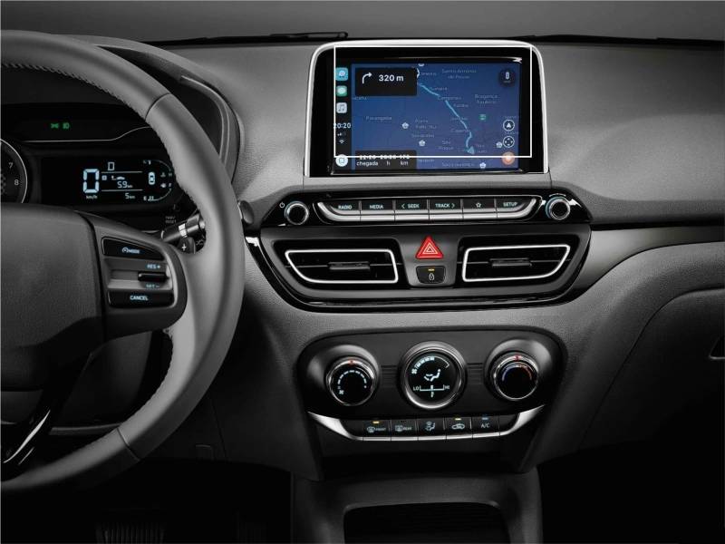 GPS-Navigations-Displayschutz Für Hyundai Für HB20 2019 2020 2021 2022 2023 8 Zoll LCD Auto GPS Navigation Gehärtetem Glas Screen Protector Film von RXRJSU
