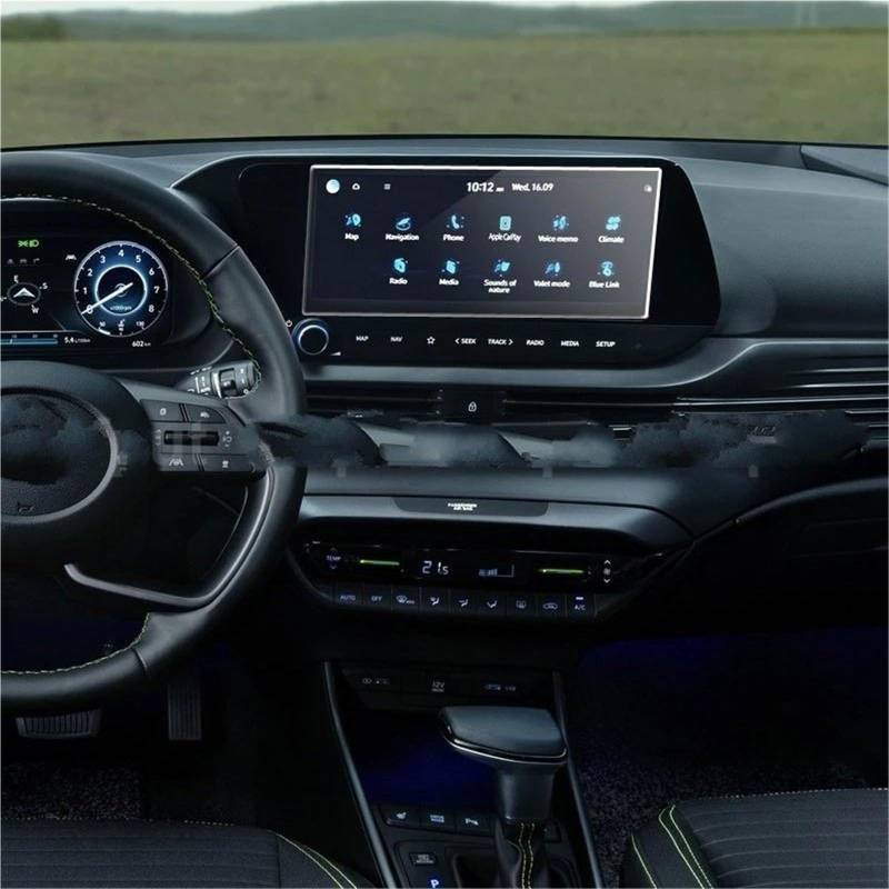 GPS-Navigations-Displayschutz Für Hyundai Für I20/N Linie/Aktive 2021 2022 2023 10,25 Zoll Auto Navigation Screen Protector Display Gehärtetem Glas Schutz Film von RXRJSU
