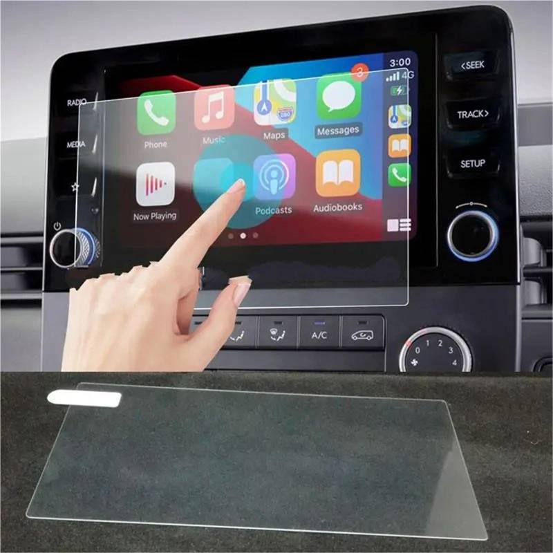 GPS-Navigations-Displayschutz Für Hyundai Für Staria 2022 Auto Infotainment Radio GPS Konsole Navigation Gehärtetem Glas Screen Protector(8 inch GPS) von RXRJSU