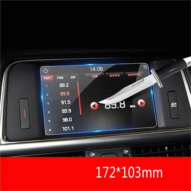 GPS-Navigations-Displayschutz Für Kia Für K5 Für Optima 2016 2017 2018 2019 2020 2021 Auto GPS Navigation Gehärtetes Glas Bildschirm Stahl Schutz Film Auto Innen Aufkleber(C) von RXRJSU