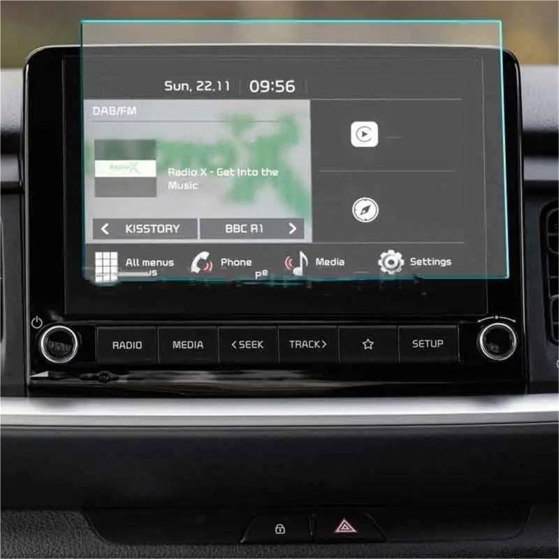 GPS-Navigations-Displayschutz Für Kia Für Stonic 2021 2022 8 Zoll Auto Infotainment Radio GPS Navigation Media Screen Protector Film Gehärtetem Glas von RXRJSU