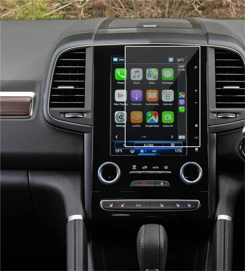 GPS-Navigations-Displayschutz Für Koleos Für Initiale Für PARI 2017 2018 2019 Auto Navigation Screen Protector Auto Innen Zubehör Gehärtetem Glas Film von RXRJSU