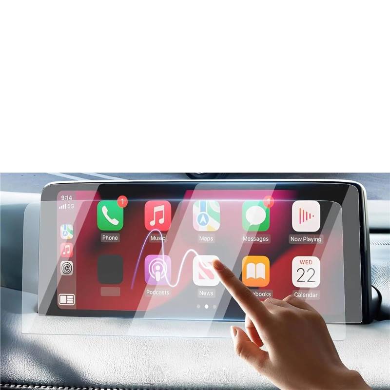 GPS-Navigations-Displayschutz Für Mazda Für CX-5/CX5/CX-9 /CX9 2021 2022 2023 2024 Navigation Gehärtetem Glas 10,2 Zoll GPS Screen Protector Bildschirm Schutz Film von RXRJSU