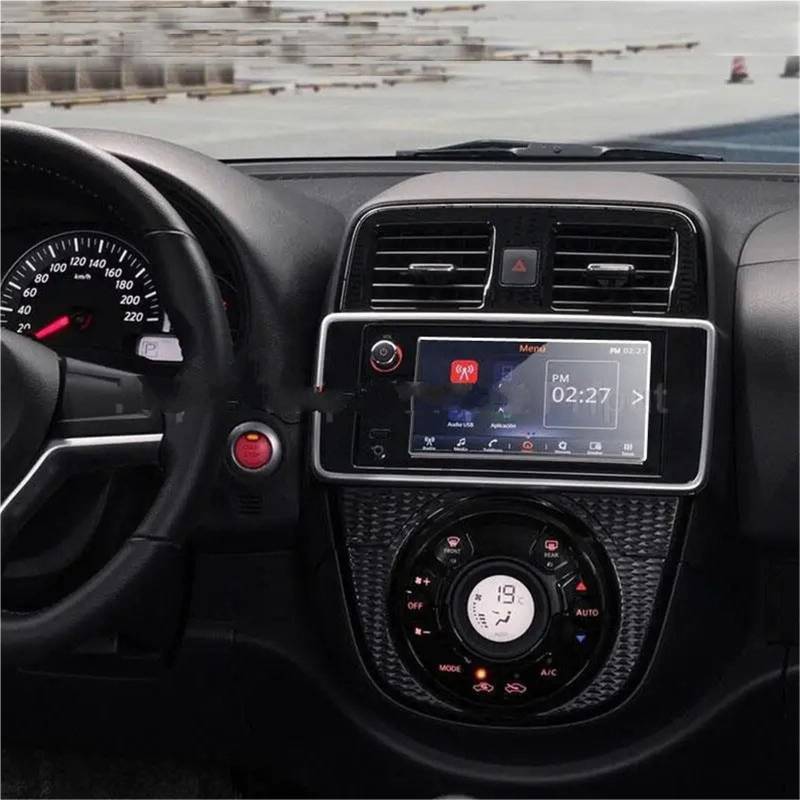 GPS-Navigations-Displayschutz Für Nissan Für März 2021 6,75 Zoll Auto GPS Navigation Aufkleber Auto Auto Screen Protector Gehärtetes Glas Display-schutzfolie von RXRJSU