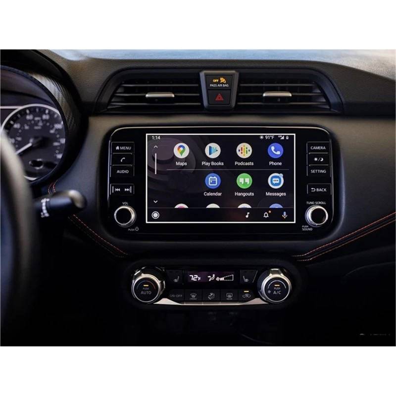 GPS-Navigations-Displayschutz Für Nissan Für Versa 2023 Gehärtetes Glas Display-schutzfolie Auto GPS Navigation Aufkleber Auto Access Screen Protector von RXRJSU