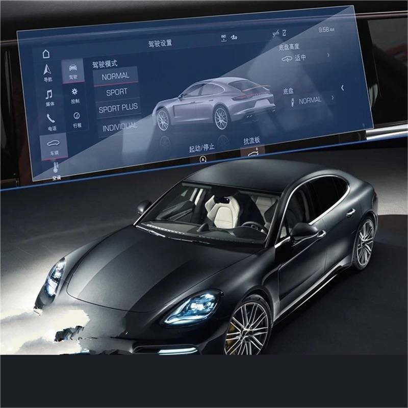 GPS-Navigations-Displayschutz Für Panamera 971 2017 2018 2019 2021 2022 Auto Navigation Film GPS Touch Full Screen Protector Gehärtetem Glas Zubehör von RXRJSU