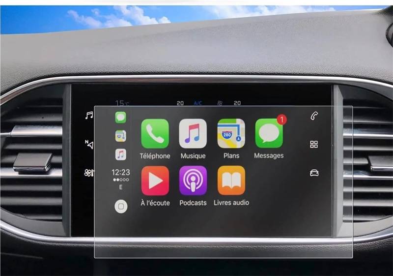 GPS-Navigations-Displayschutz Für Peugeot 308 SW / 308 Für GTI 2014 2015 2016 2017 2018 2019 9,7 Zoll Auto LCD Navigation Gehärtetem Glas Touch Screen Schutz Film von RXRJSU