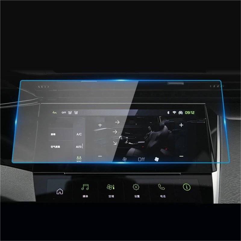 GPS-Navigations-Displayschutz Für Peugeot 308 SW 408 2022 2023 10 Zoll Auto GPS-Navigation Radio Displayschutzfolie Anti-Scrtach Gehärtetes Glas Film(for GPS) von RXRJSU