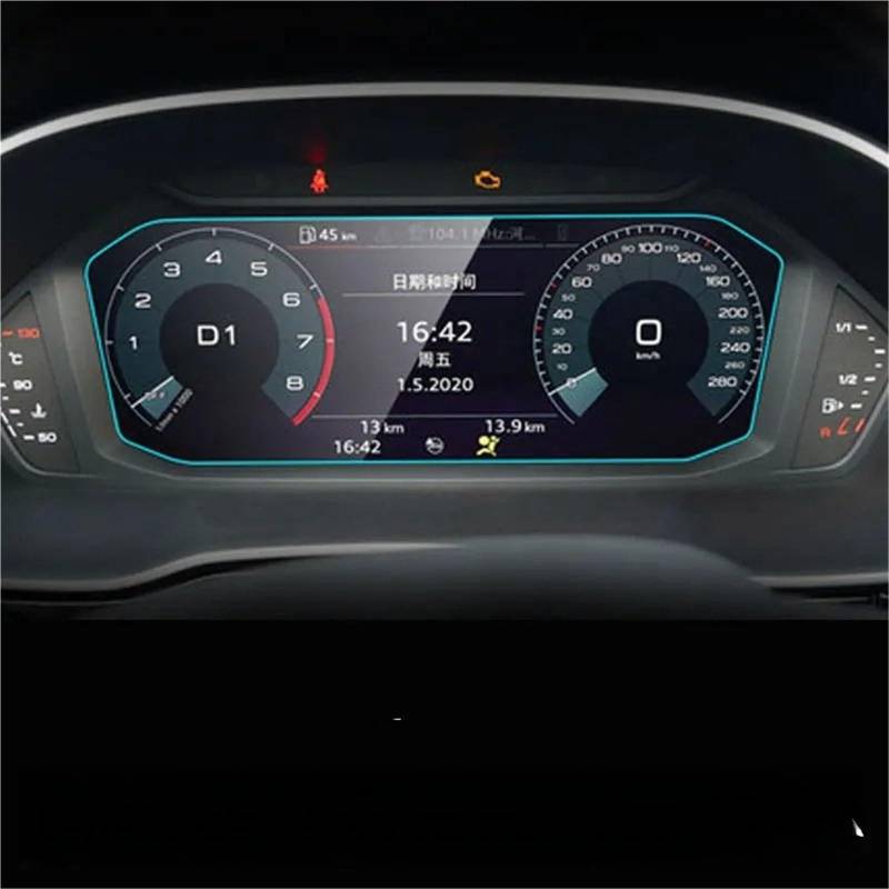 GPS-Navigations-Displayschutz Für Q3 2019 2020 Zentralsteuerungsdisplay Gehärtetes Glas Displayschutzfolie Auto-Navigations-Displayschutz(for 10.25 Instrument) von RXRJSU