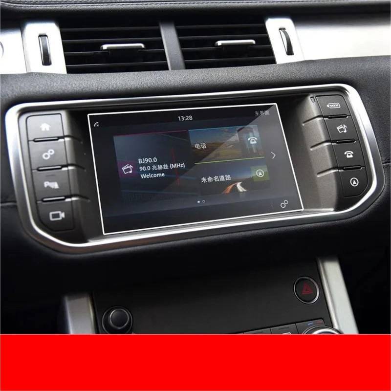 GPS-Navigations-Displayschutz Für Range Für Rover Für Evoque 2013 2014 2015 2016 2017 2018 Auto GPS Navigation Gehärtetes Glas Bildschirm Schutz Film Auto Screen Protector(A) von RXRJSU