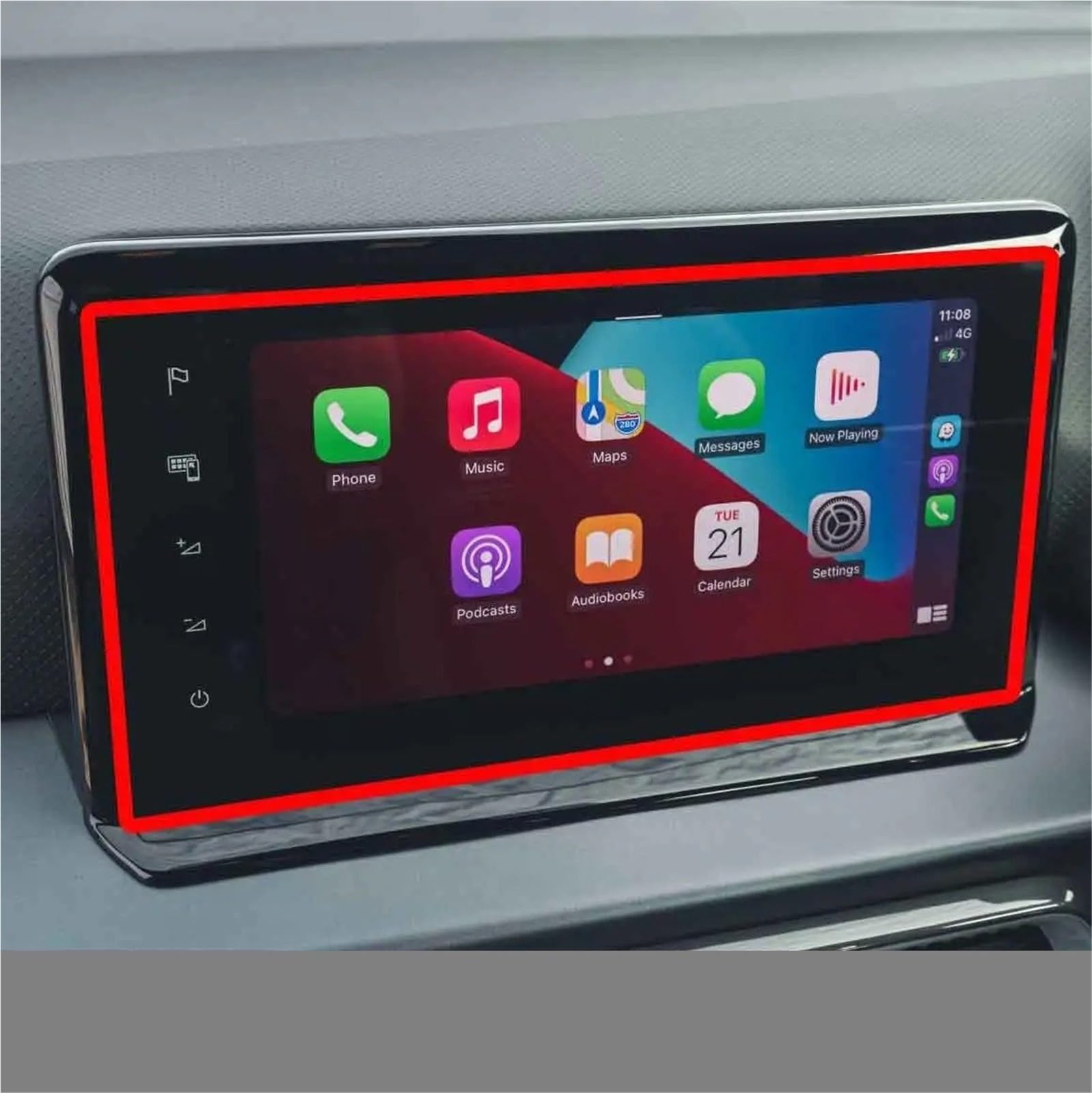 GPS-Navigations-Displayschutz Für Sitz Für Arona 2021 2022 9,2 Zoll Auto Infotainment GPS Navigation Auto Innen Zubehör PET Screen Protector von RXRJSU