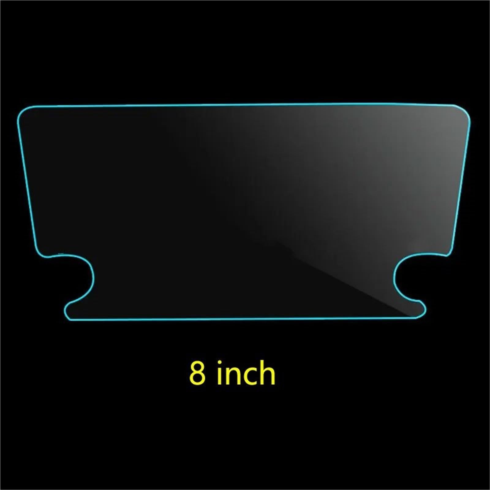 GPS-Navigations-Displayschutz Für Skoda Für Superb 2018 2019 2020 2021 2022 2023 8 Zoll Oder 9,2 Zoll Auto GPS Navigation LCD Bildschirm Anti-Scratch Innen TPU Schutz Film(8 Inch 1PCS) von RXRJSU