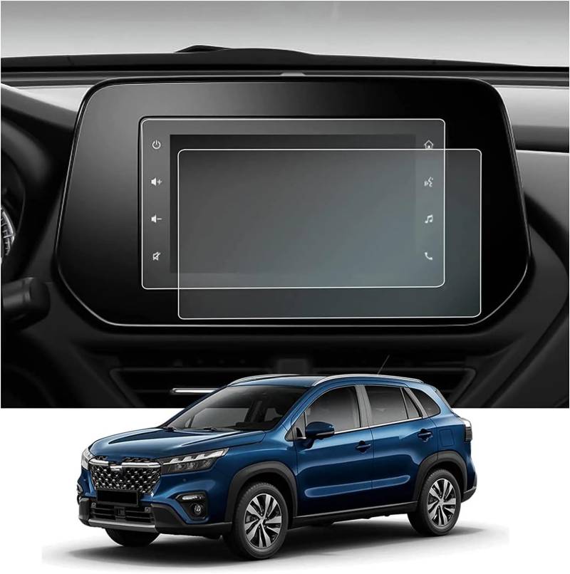GPS-Navigations-Displayschutz Für Suzuki Für S-Kreuz 2022 2023 Auto Radio GPS Navigation Innen Zubehör PET Screen Protector Film(7inch) von RXRJSU