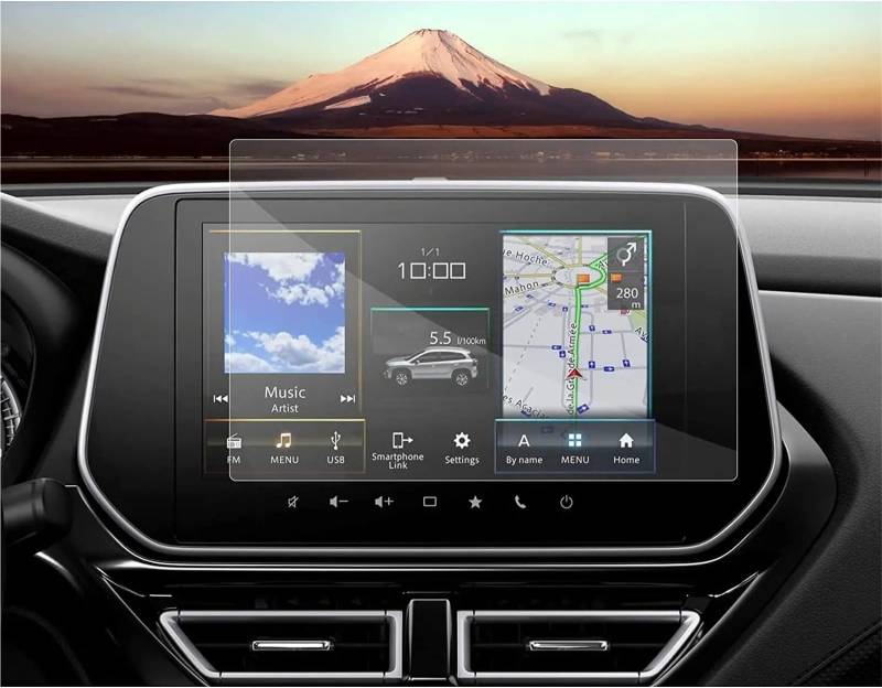 GPS-Navigations-Displayschutz Für Suzuki Für S-Kreuz 2022 2023 Auto Radio GPS Navigation Innen Zubehör PET Screen Protector Film(9inch) von RXRJSU
