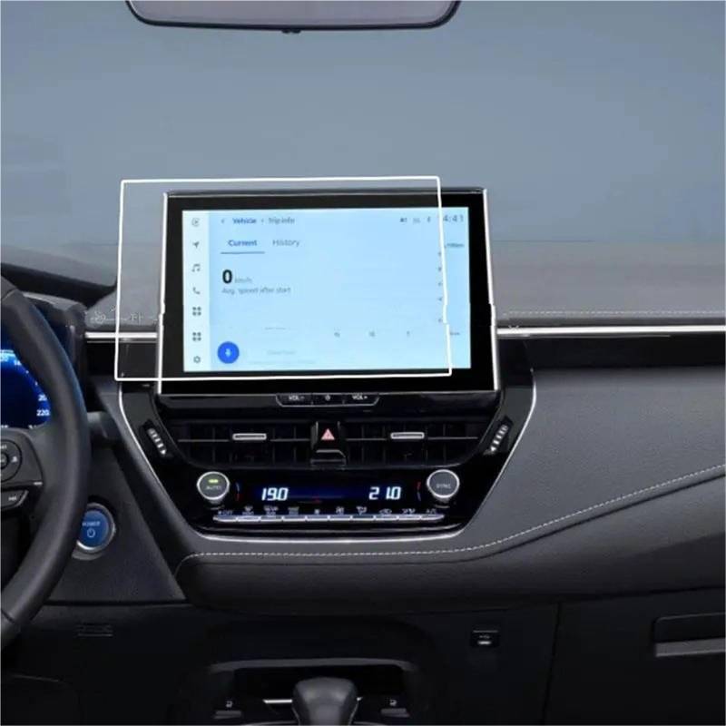 GPS-Navigations-Displayschutz Für Toyota Für Corolla Für Kreuz 2022 2023 10,5 Zoll Auto GPS Navigation Schutz Bildschirm LCD Anti-Scratch TPU Screen Protector Film von RXRJSU