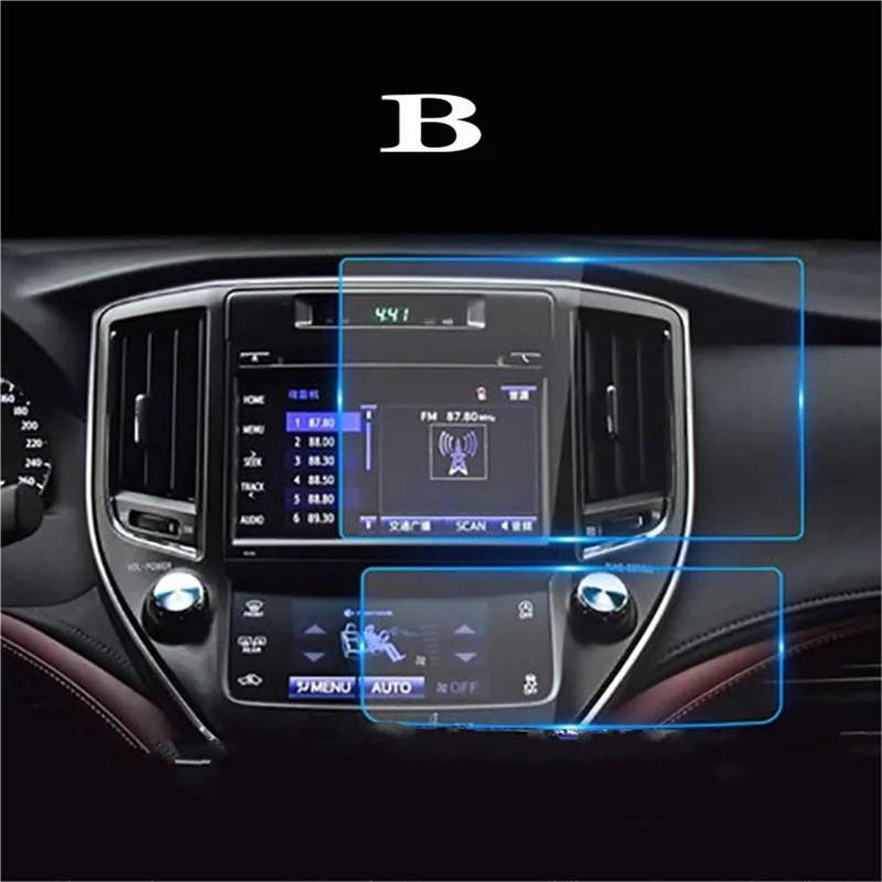 GPS-Navigations-Displayschutz Für Toyota Für Crown 2015 2016 2017 2018 Auto Navigation Bildschirm HD Gehärtetem Glas Schutz Film Auto Innen Trim Streifen(7 inch) von RXRJSU