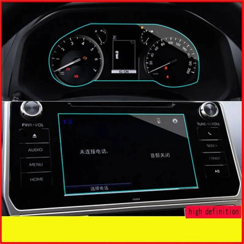 GPS-Navigations-Displayschutz Für Toyota Für Land Für Cruiser Für Prado 150 2010 2011 2012 2013 2014-2020 Gehärtetes Glas Auto Navigation Screen Protector Film Aufkleber Zubehör(8 inch Set) von RXRJSU