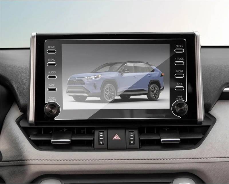 GPS-Navigations-Displayschutz Für Toyota Für RAV4 2019 2020 2021 2022 8 Zoll Auto LCD GPS Navigation Gehärtetem Glas Bildschirm Film Schutz von RXRJSU