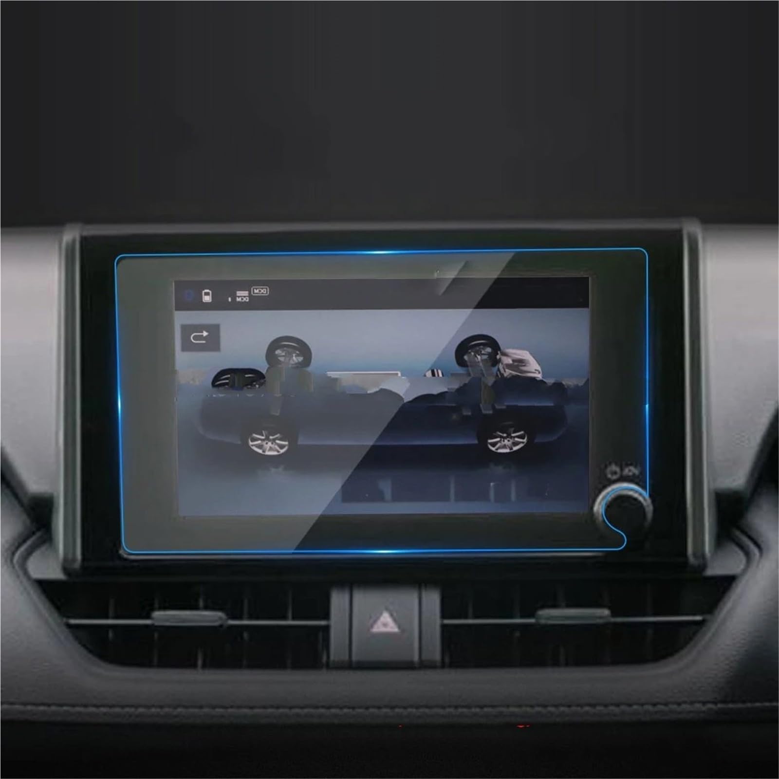 GPS-Navigations-Displayschutz Für Toyota Für RAV4 2023 2024 8 Zoll Auto LCD GPS Navigation ToushScreen Anti-Scratch-Film Gehärtetes Glas Screen Protector(Right Hand Drive) von RXRJSU
