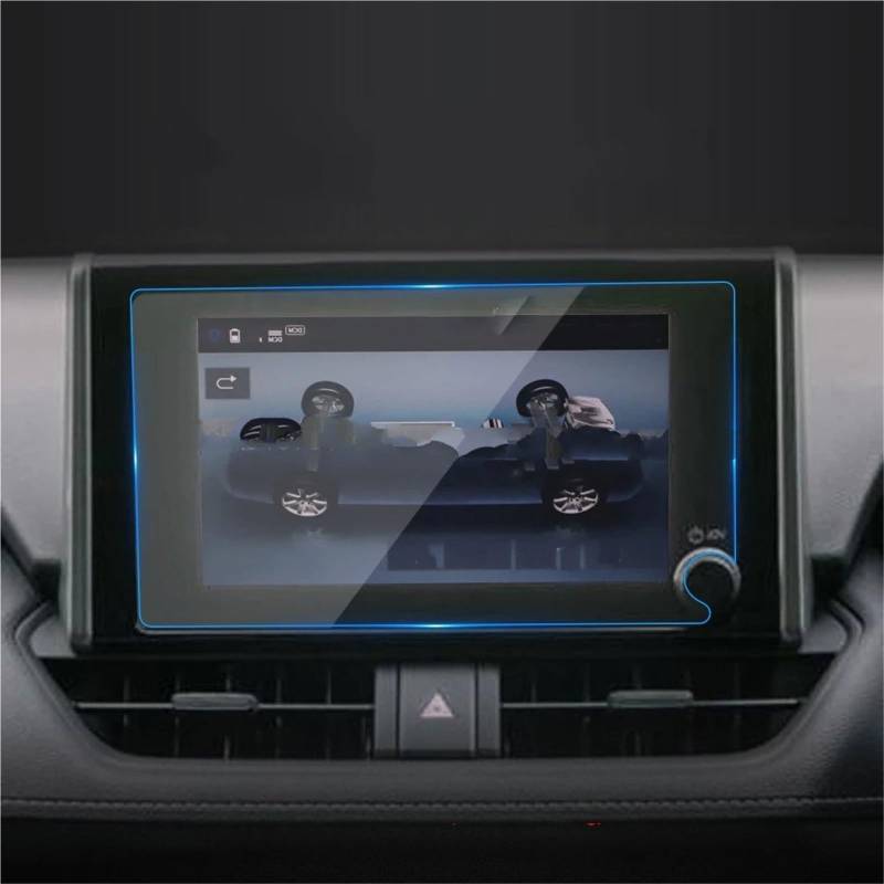 GPS-Navigations-Displayschutz Für Toyota Für RAV4 2023 2024 8 Zoll Auto LCD GPS Navigation ToushScreen Anti-Scratch-Film Gehärtetes Glas Screen Protector(Right Hand Drive) von RXRJSU