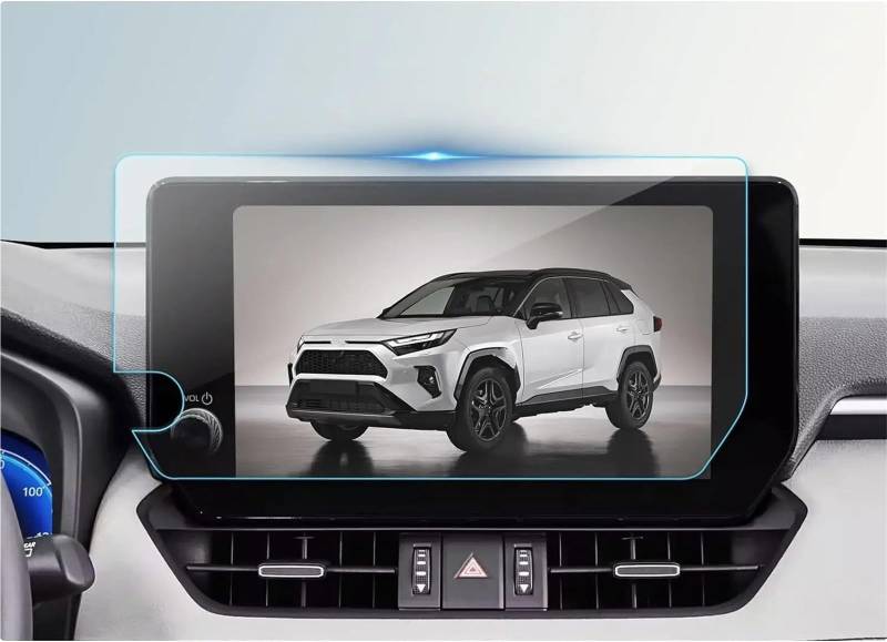 GPS-Navigations-Displayschutz Für Toyota Für RAV4 Für RAV 4 2023 2024 Auto Infotainment Radio GPS Konsole Navigation Gehärtetem Glas Screen Protector(10.5INCH) von RXRJSU