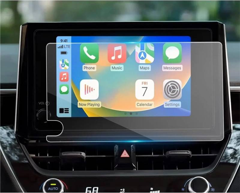GPS-Navigations-Displayschutz Für Toyota Für RAV4 Für RAV 4 2023 2024 Auto Infotainment Radio GPS Konsole Navigation Gehärtetem Glas Screen Protector(8INCH) von RXRJSU