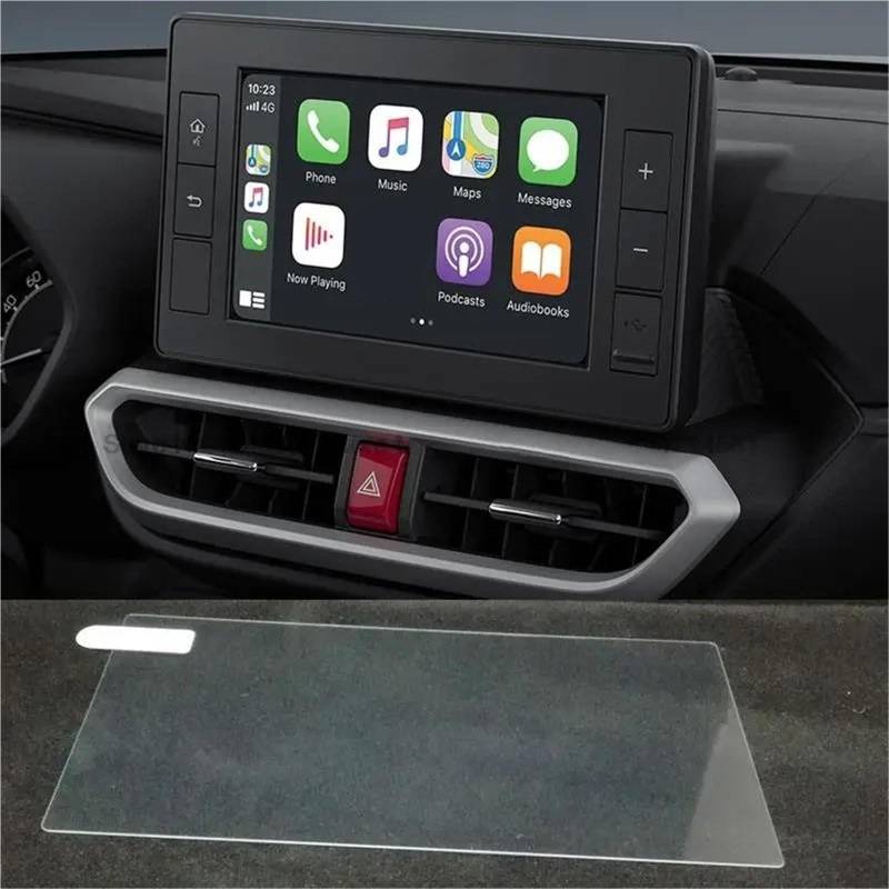 GPS-Navigations-Displayschutz Für Toyota Für Raize 2023 2024 8 Zoll Auto Infotainment Radio GPS Navigation Gehärtetem Glas Screen Protector von RXRJSU
