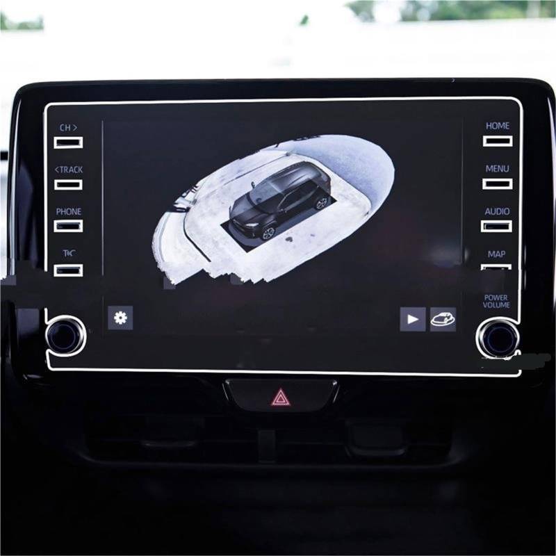 GPS-Navigations-Displayschutz Für Toyota Für Yaris Für Kreuz 2020 2021 2022 8 Zoll Auto Infotainment GPS Navigation Display Aufkleber Gehärtetem Glas Bildschirm Schützen Film von RXRJSU